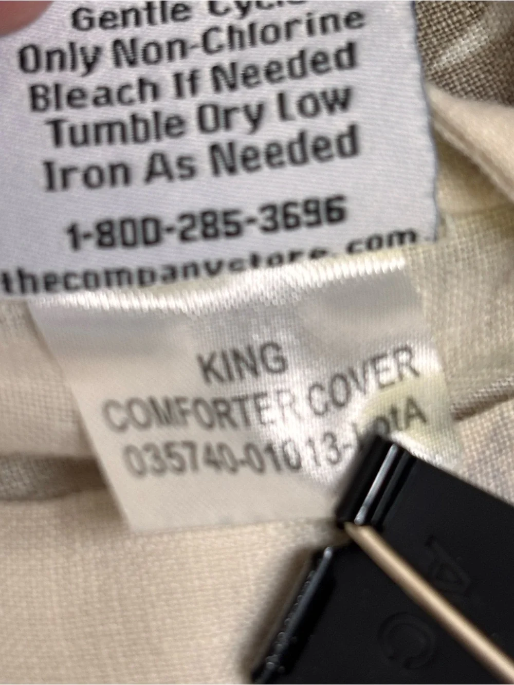The Company Store Linen Botanical Nature Cottagecore Bed Duvet Cover King